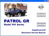 NISSAN PATROL & GR - Y61 Series